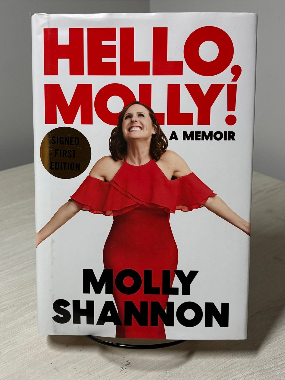 Hello Molly Molly Shannon SIGNED First Edition HB Celebrity Memoir Comedy SNL